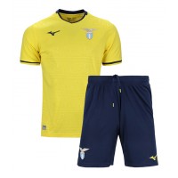 Echipament fotbal Lazio Tricou Deplasare 2024-25 pentru copii maneca scurta (+ Pantaloni scurti)